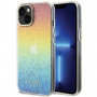 Capa rígida Guess GUHCP15SHDECMI IML Faceted Mirror Disco Iridescent para Apple iPhone 15, multicolor