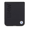 Capa rígida Leather Hot Stamp BMW BMHCZF5SLLBK para Samsung Galaxy Z Flip5, preta