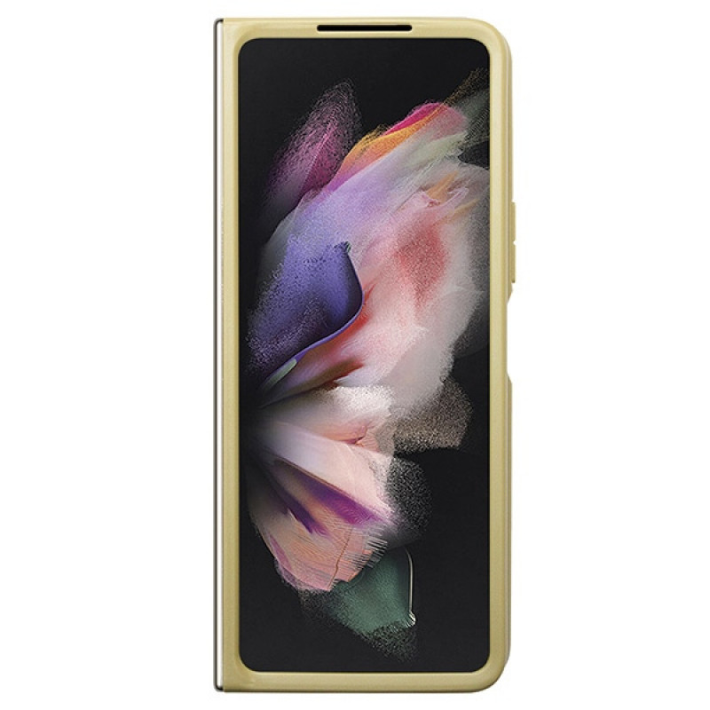 Capa rígida Guess GUHCZFD5HGGSHD Glitter Script para Samsung Galaxy Z Fold5, dourada