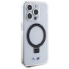 BMW BMHMP15LURST Capa rígida Apple iPhone 15 Pro Ring Stand M Collection MagSafe, transparente