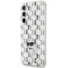 Karl Lagerfeld KLHCS23FEHNCMKLT capa rígida Samsung Galaxy S23 FE (S711) Monogram Choupette, transparente