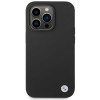 BMW BMHCP15LSILBK Capa Apple iPhone 15 Pro Silicone Metal Logo, preta