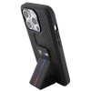 BMW BMHCP15LGSPPRK capa rígida Apple iPhone 15 Pro Grip Stand Smooth & Perforated, preta