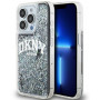 Capa rígida DKNY Apple iPhone 15 Pro Max Liquid Glitter Big Logo, preta