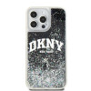 Capa rígida DKNY Apple iPhone 15 Pro Max Liquid Glitter Big Logo, preta