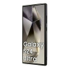 Capa MagSafe DKNY Leather Checkered Mono Pattern para Samsung Galaxy S24 Ultra, preta