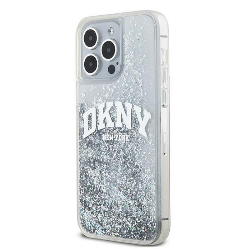 Capa rígida DKNY Apple iPhone 15 Pro Max Liquid Glitter Big Logo