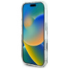 Capa rígida Karl Lagerfeld Apple iPhone 16 IML Karl Head Electroplated, transparente
