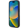 Mercedes MEHMP16L23RURBK Capa rígida Apple iPhone 16 Pro MB Blue Line Leather MagSafe, preta