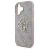 Guess GUHCP16S4GMGPI Capa rígida Apple iPhone 16 4G Big Logo, rosa