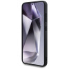 Capa rígida Guess Grained Big 4G Logo Small Classic Logo para Samsung Galaxy S25+, castanha