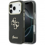 Capa rígida metálica Guess GUE5344 IML 4G Script para Apple iPhone 17 Pro Max, preta