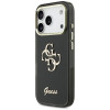 Capa rígida metálica Guess GUE5344 IML 4G Script para Apple iPhone 17 Pro Max, preta