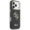 Capa rígida metálica Guess GUE5344 IML 4G Script para Apple iPhone 17 Pro Max, preta