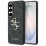 Capa rígida Guess GUE005301 4G Big Metal Logo para Samsung Galaxy S26+, preta