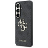 Capa rígida Guess GUE005301 4G Big Metal Logo para Samsung Galaxy S26+, preta