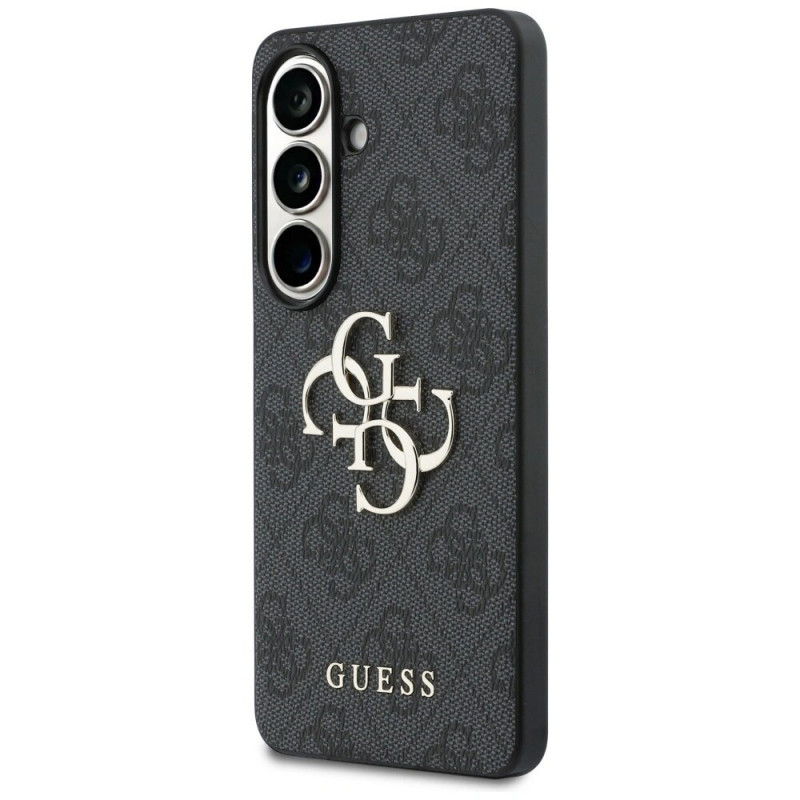 Capa rígida Guess GUE005301 4G Big Metal Logo para Samsung Galaxy S26+, preta