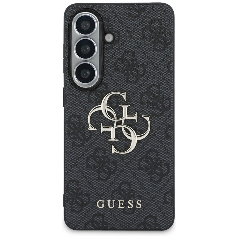 Capa rígida Guess GUE005301 4G Big Metal Logo para Samsung Galaxy S26+, preta