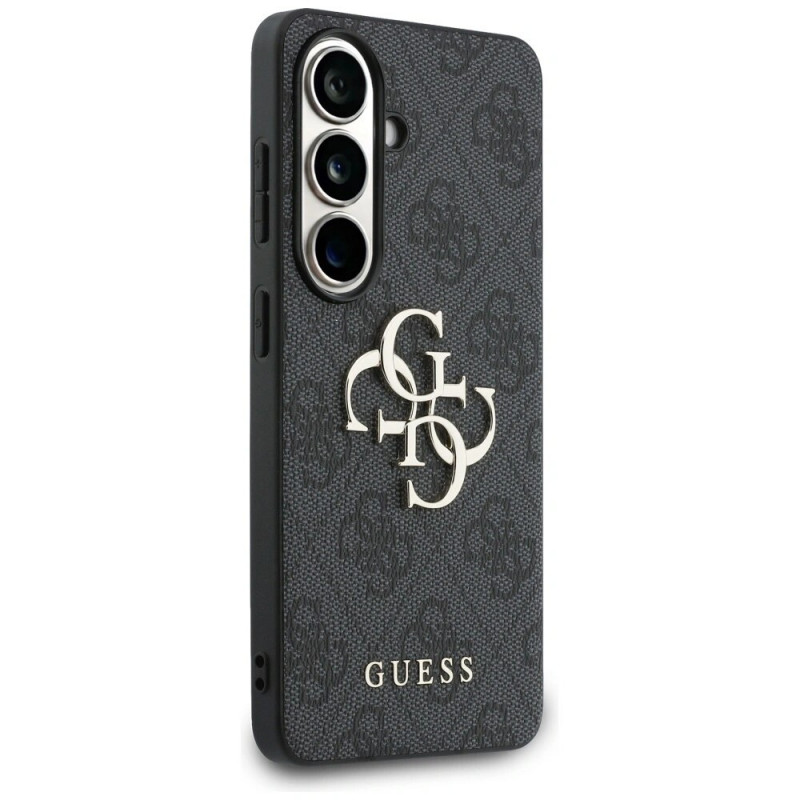 Capa rígida Guess GUE005301 4G Big Metal Logo para Samsung Galaxy S26+, preta