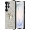 Capa rígida Guess GUE005337 4G Big Metal Logo para Samsung Galaxy S26 Ultra, rosa