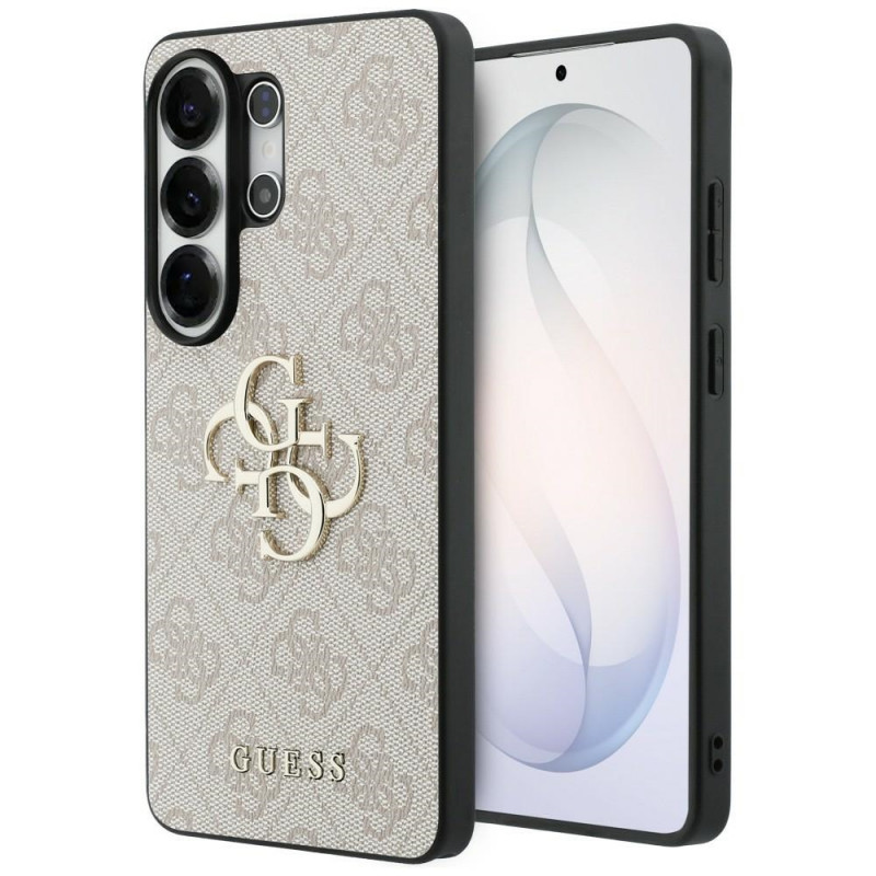 Capa rígida Guess GUE005337 4G Big Metal Logo para Samsung Galaxy S26 Ultra, rosa
