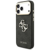 Capa Guess 4G Big 4G Classic Logo Big Strap Metal Buttons com alça para Apple iPhone 18 Pro Max / 17 Pro Max, preta