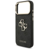 Capa Guess 4G Big 4G Classic Logo Big Strap Metal Buttons com alça para Apple iPhone 18 Pro Max / 17 Pro Max, preta