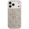 Capa Guess 4G Big 4G Classic Logo Big Strap Metal Buttons com alça para Apple iPhone 18 Pro / 17 Pro, rosa