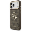 Capa Guess 4G Big 4G Classic Logo Big Strap Metal Buttons com alça para Apple iPhone 18 Pro Max / 17 Pro Max, castanha