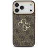 Capa Guess 4G Big 4G Classic Logo Big Strap Metal Buttons com alça para Apple iPhone 18 Pro Max / 17 Pro Max, castanha
