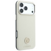 Capa MagSafe Grained Round Strass Logo Guess GUE005545 para Apple iPhone 18 Pro / 17 Pro, bege