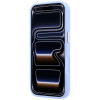 Capa MagSafe Guess Ring Stand 360 Grained Classic Logo para Apple iPhone 18 Pro / 17 Pro, azul-claro