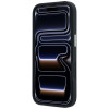 Capa MagSafe Karl Lagerfeld Ring Stand 360 Saffiano Classic Logo para Apple iPhone 18 Pro / 17 Pro, preta (KF003179)