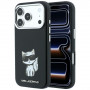 Capa MagSafe Karl Lagerfeld Smooth Choupette Sketch para Apple iPhone 18 Pro Max / 17 Pro Max, preta
