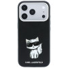 Capa MagSafe Karl Lagerfeld Smooth Choupette Sketch para Apple iPhone 18 Pro Max / 17 Pro Max, preta
