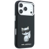 Capa MagSafe Karl Lagerfeld Smooth Choupette Sketch para Apple iPhone 18 Pro Max / 17 Pro Max, preta
