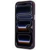 Capa MagSafe Karl Lagerfeld with Ring Stand 360 Choupette Head Pin para Apple iPhone 18 Pro / 17 Pro, bordô (KLD22763)