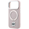 Capa MagSafe Karl Lagerfeld with Ring Stand 360 Choupette Head Pin para Apple iPhone 18 Pro Max / 17 Pro Max, rosa