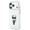 Capa MagSafe Karl Lagerfeld IML Ikonik Sketch Print para Apple iPhone 18 Pro Max / 17 Pro Max, bege (KLD22794)