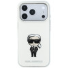 Capa MagSafe Karl Lagerfeld IML Ikonik Sketch Print para Apple iPhone 18 Pro Max / 17 Pro Max, bege (KLD22794)