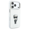 Capa MagSafe Karl Lagerfeld IML Ikonik Sketch Print para Apple iPhone 18 Pro Max / 17 Pro Max, bege (KLD22794)
