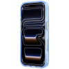 Capa MagSafe Script Logo Karl Lagerfeld para Apple iPhone 18 Pro / 17 Pro, azul-claro