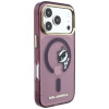 Capa MagSafe Peekaboo Logo Karl Lagerfeld para Apple iPhone 18 Pro / 17 Pro, bordô