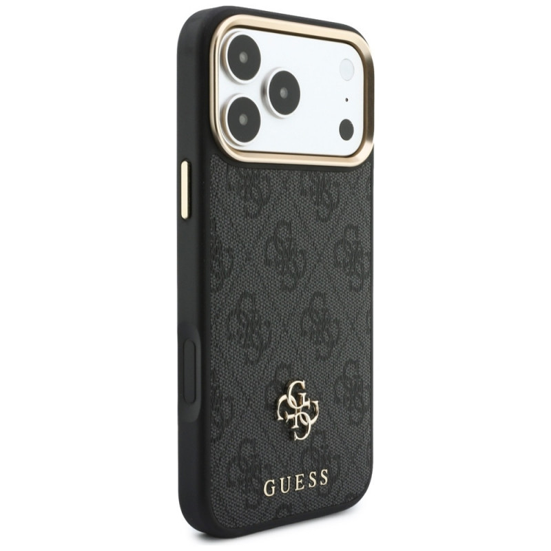 Capa Guess 4G com carteira, MagSafe, para Apple iPhone 18 Pro / 17 Pro, castanha