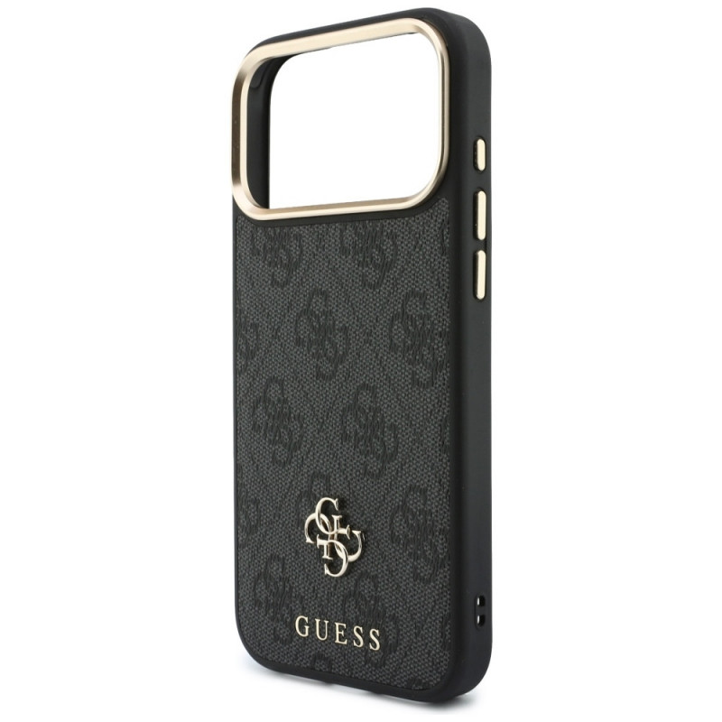 Capa Guess 4G com carteira, MagSafe, para Apple iPhone 18 Pro / 17 Pro, castanha