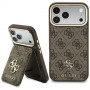 Capa Guess 4G com carteira, MagSafe, para Apple iPhone 18 Pro Max / 17 Pro Max, castanha