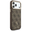Capa Guess 4G com carteira, MagSafe, para Apple iPhone 18 Pro Max / 17 Pro Max, castanha
