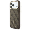 Capa Guess 4G com carteira e cordão, MagSafe, para Apple iPhone 18 Pro Max / 17 Pro Max, castanha