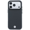 Capa MagSafe BMW Kevlar Metal Logo para Apple iPhone 18 Pro / 17 Pro, antracite
