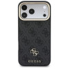 Capa Guess 4G com carteira e cordão, MagSafe, para Apple iPhone 18 Pro / 17 Pro, castanha